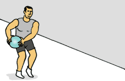 Side throw plyometric drill Side throw plyometric drill