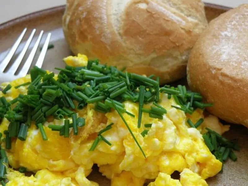 scrambled eggs