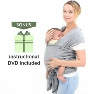 Innoo Tech Baby Sling Carrier Natural Cotton Nursing Baby Wrap