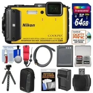 Nikon Coolpix AW130 Shock & Waterproof Wi-Fi GPS Digital Camera