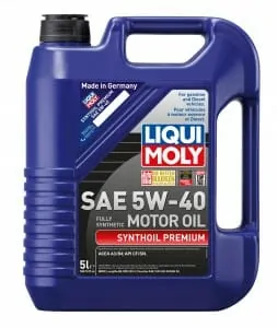 Liqui Moly 2041 Premium 5W-40 Synthetic Motor Oil