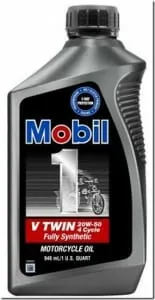 Mobil 1 96936 20W-50 V-Twin Synthetic Motocycle Motor Oil