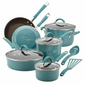 Rachael-Ray-Cucina-Hard-Porcelain-Enamel-Non-Stick-Cookware-Set