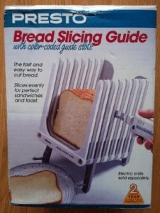 bread slicer guide