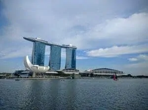 Sailing at Marina Bay