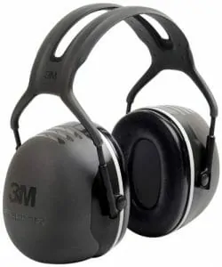 3M Peltor Black X5A X Series Over The Head Earmuffs