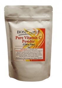 vitamin c powder face wash