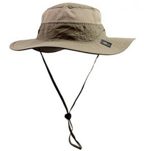 columbia waterproof fishing hat with mosquito and sun protection