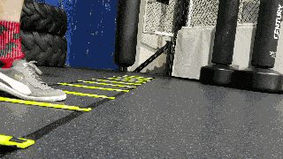Agility ladder clearance cardio workout
