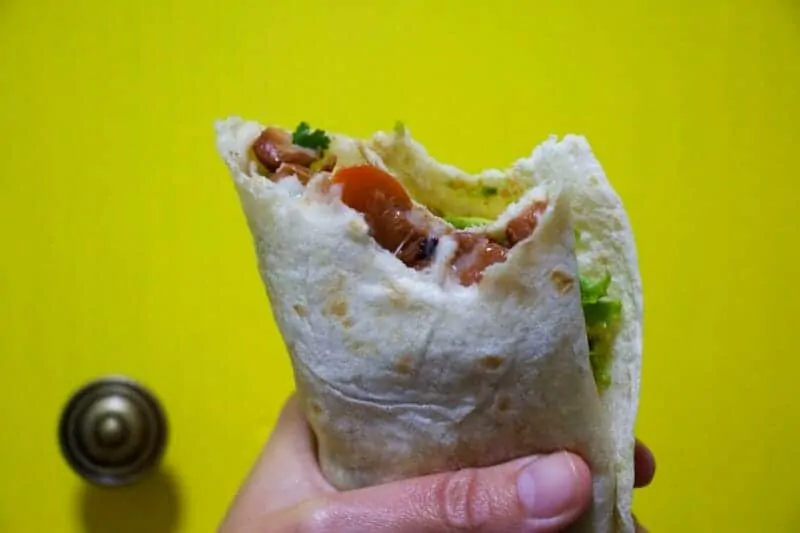 Steak Burrito First Image and Final Image A