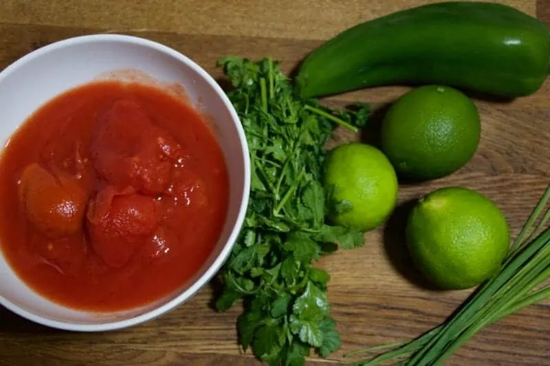 Steak Burrito Step 1 Make the Salsa