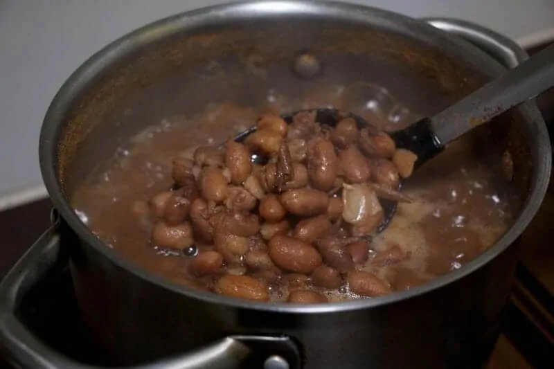 Steak Burrito Step 3 Heat the Beans