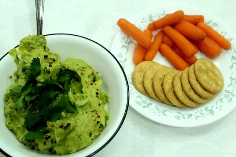 Step6 Serve With Carrot Sticks Ritz Crackers And Tortilla Chips