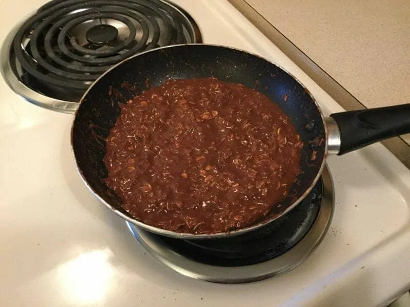 Choco PB Oatmeal Step4 Mixed Oatmeal