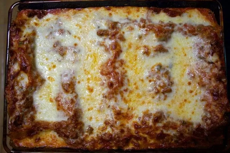 Traditional Lasagna Step 8 Remove From Oven