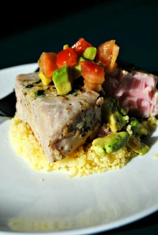 Sous Vide Style Cilantro Tuna Steak Recipe Jen Reviews