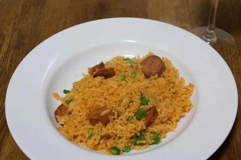 spanish rice step 10 serve and enjoy