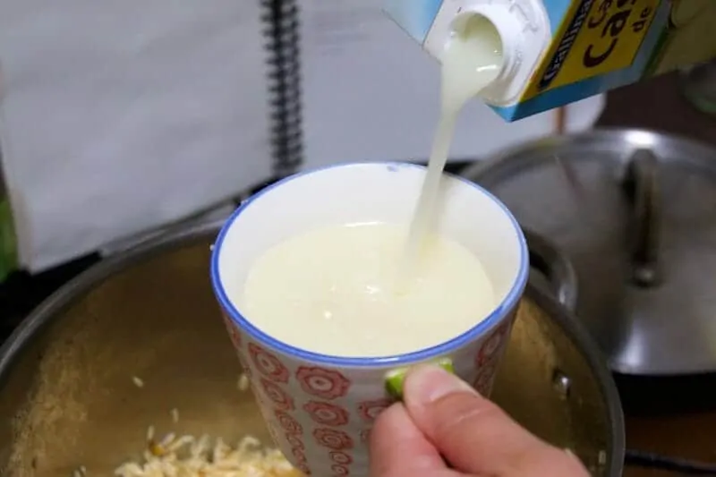 spanish rice step 6 broth