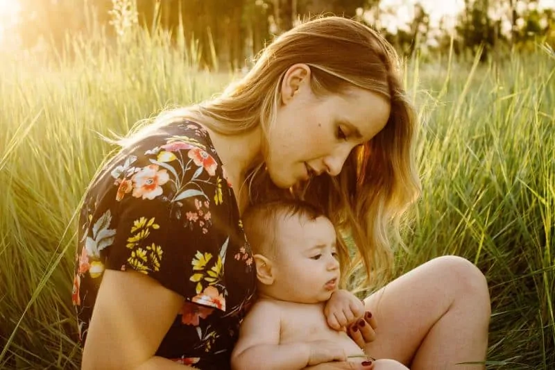 1 mother and baby