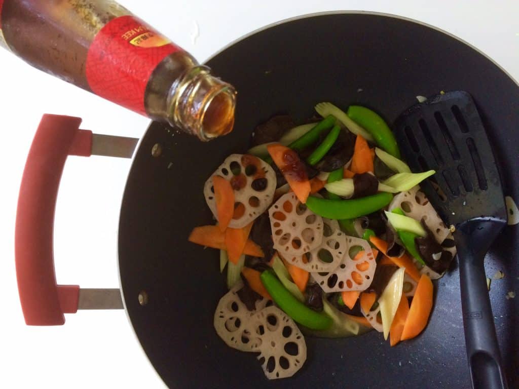 7.stir fry seasoning the dish