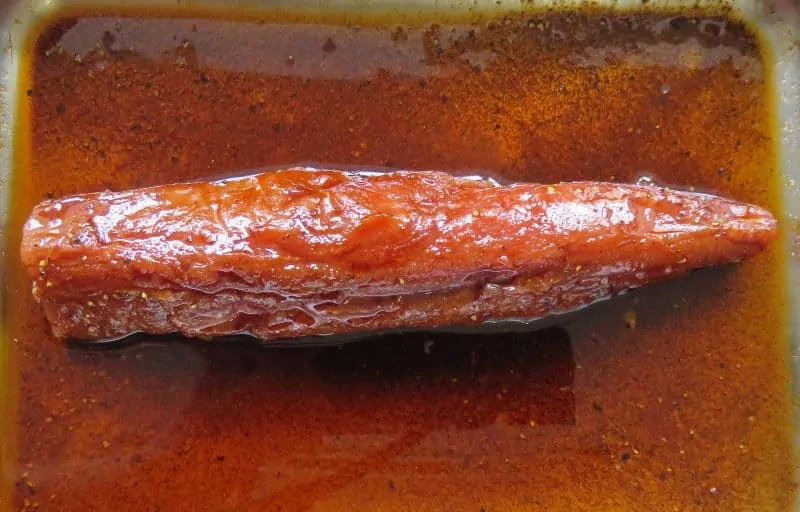 Fragrant pork tenderloin marinate step 3