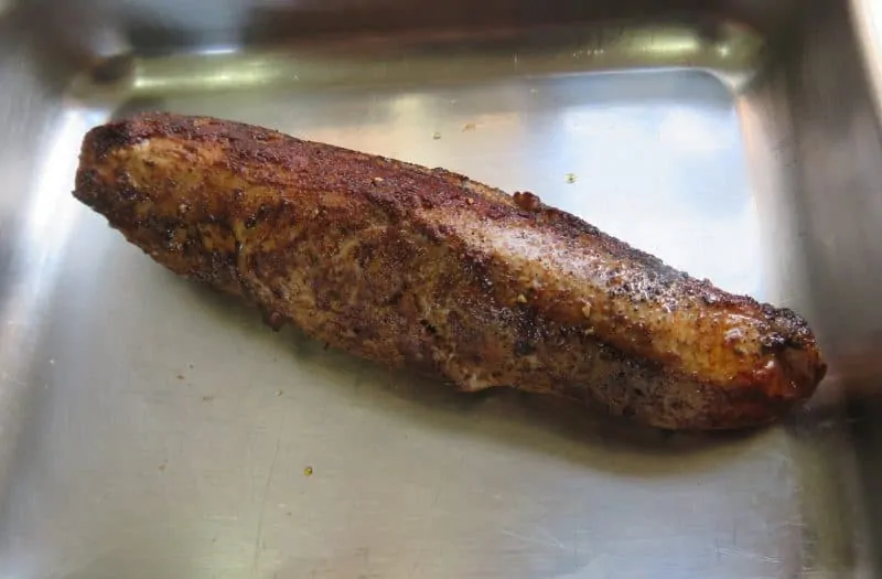 Fragrant pork tenderloin sealed step 5 before step 6