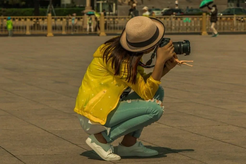 beginner photographers outdoors