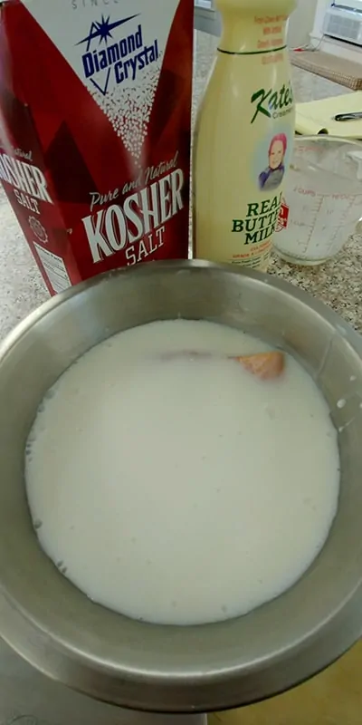 salmon.buttermilk.soak .step1