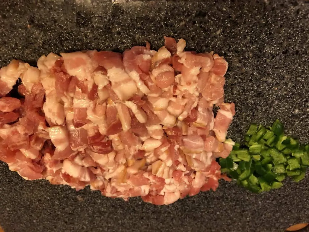 2. Bacon and Jalapeno chopped