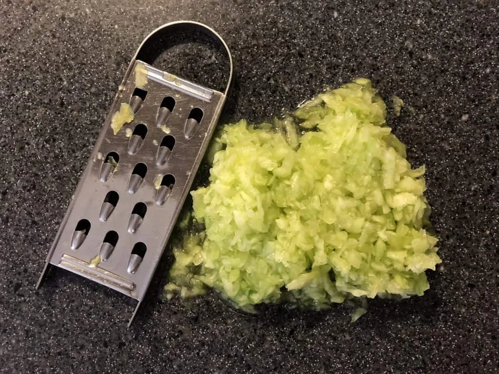 3 Shredded Cucumber