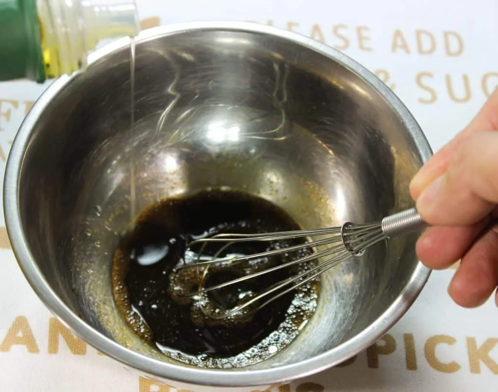 7. making vinaigrette
