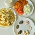 1.squash casserole chop all the vegetables