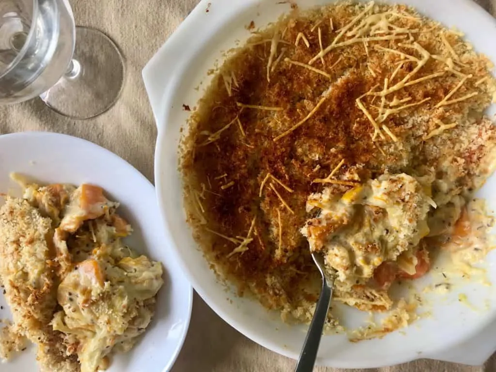 10.squash casserole dish out and serve
