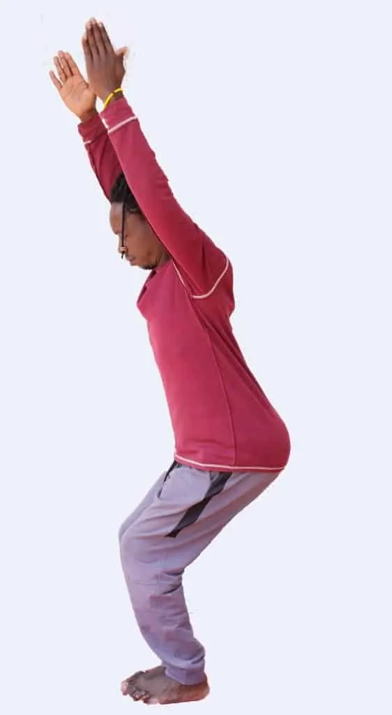 7. Chair Pose