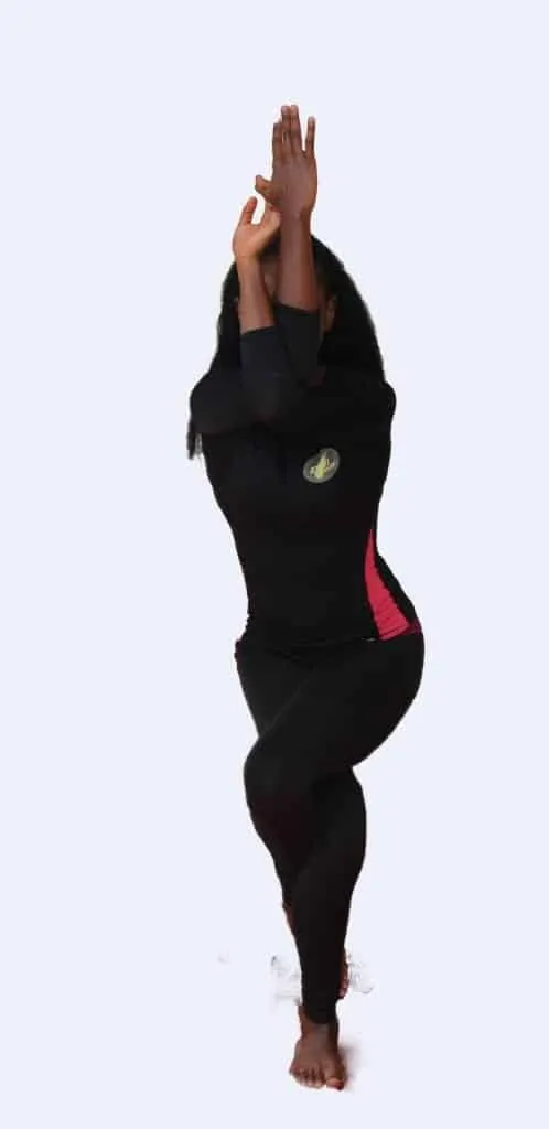 Eagle pose