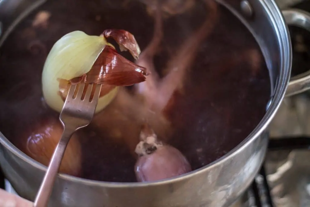 Octopus Salad with Lemon Pepper Dressing Step 4 remove the octopus from the pot