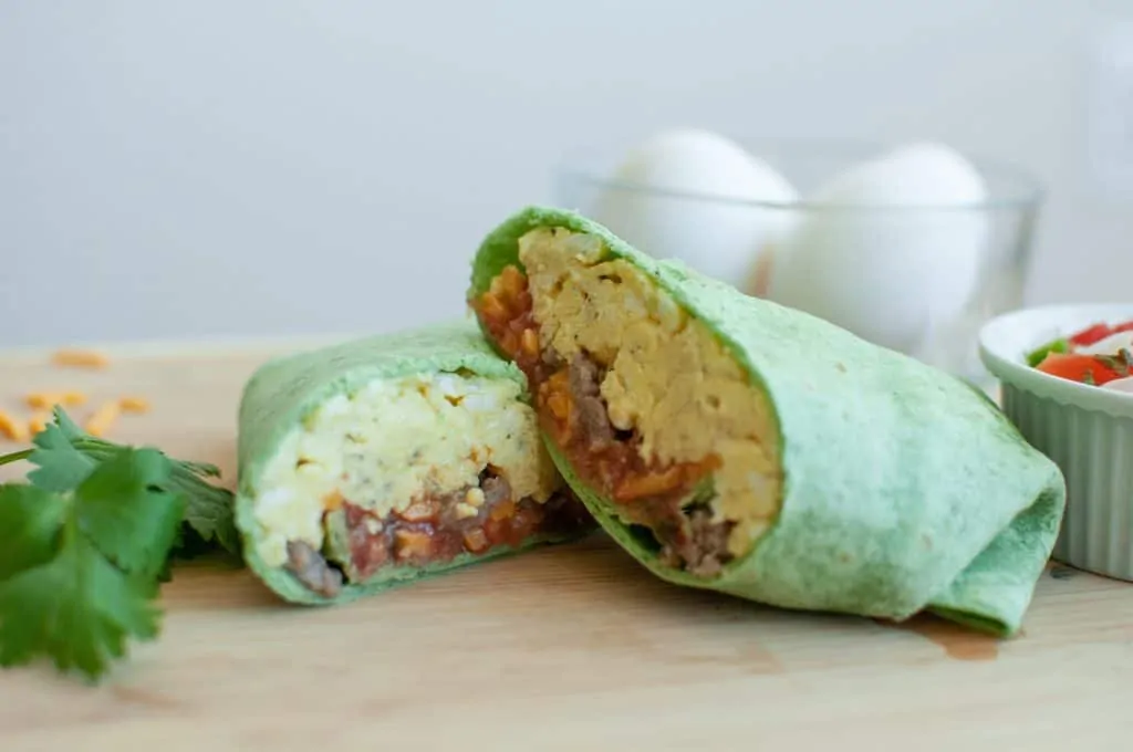 1 complete breakfast burrito