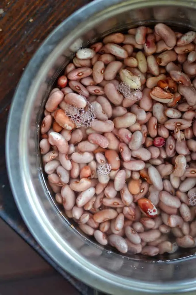 1.Soak the beans