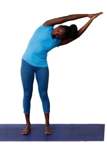 5. Cresent Moon Pose