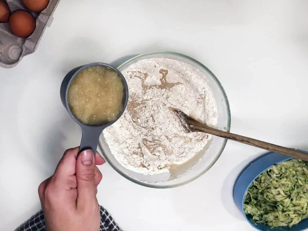 6 add applesauce