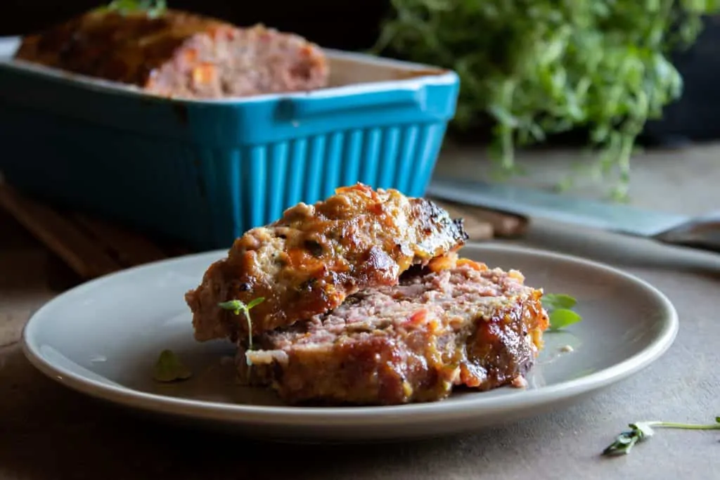 Honey Mustard Glazed Meatloaf Completed 2