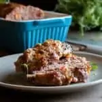 Honey Mustard Glazed Meatloaf Completed 2