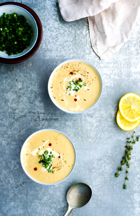 Creamed Spaghetti Squash Soup with Celery, Lemon & Thyme Jen Reviews