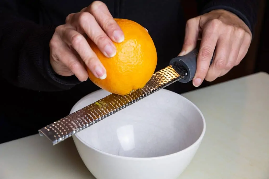 Triple Citrus Shortbread Cookies Step1 Zest DSC 5191