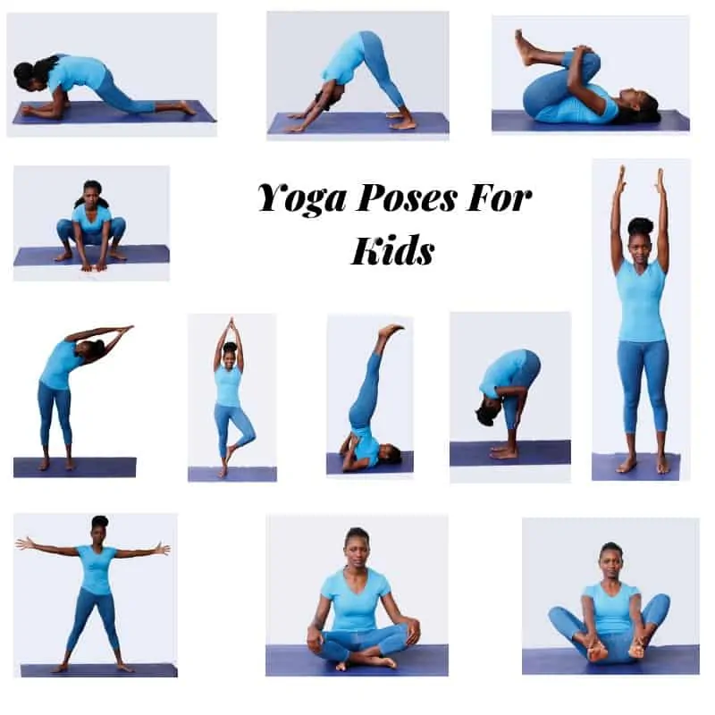Yoga For Kids Collage