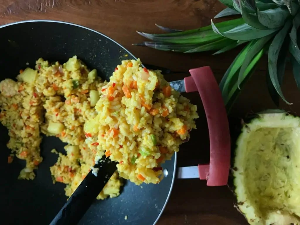 6.fried rice add the seasonings