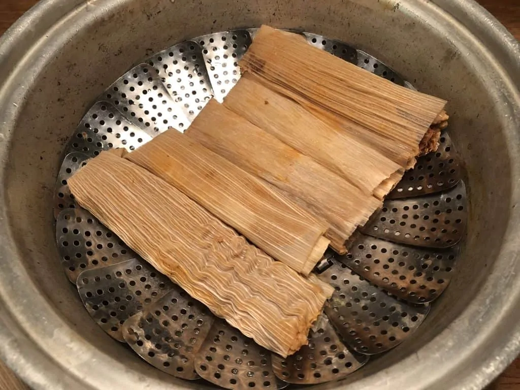 15. Tamales in Steamer