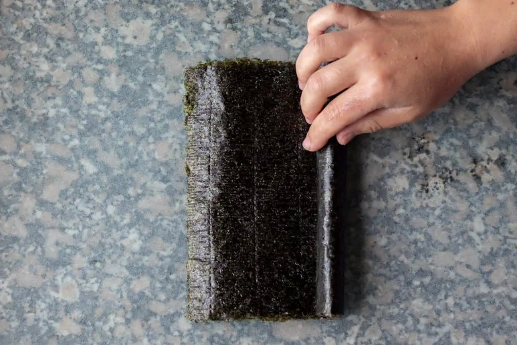 Sushi Roll Inspired Tuna Salad Sandwich Step 4 Roll the nori