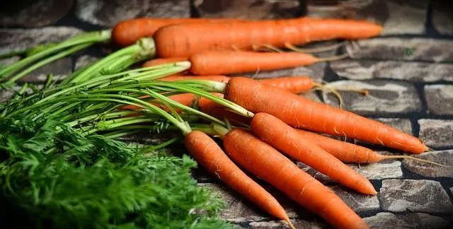 8. Carrots Vitamin A