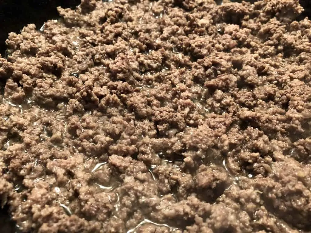 3. Cooked ground beef